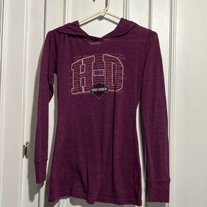 Harley Davidson long sleeve hoodie small
